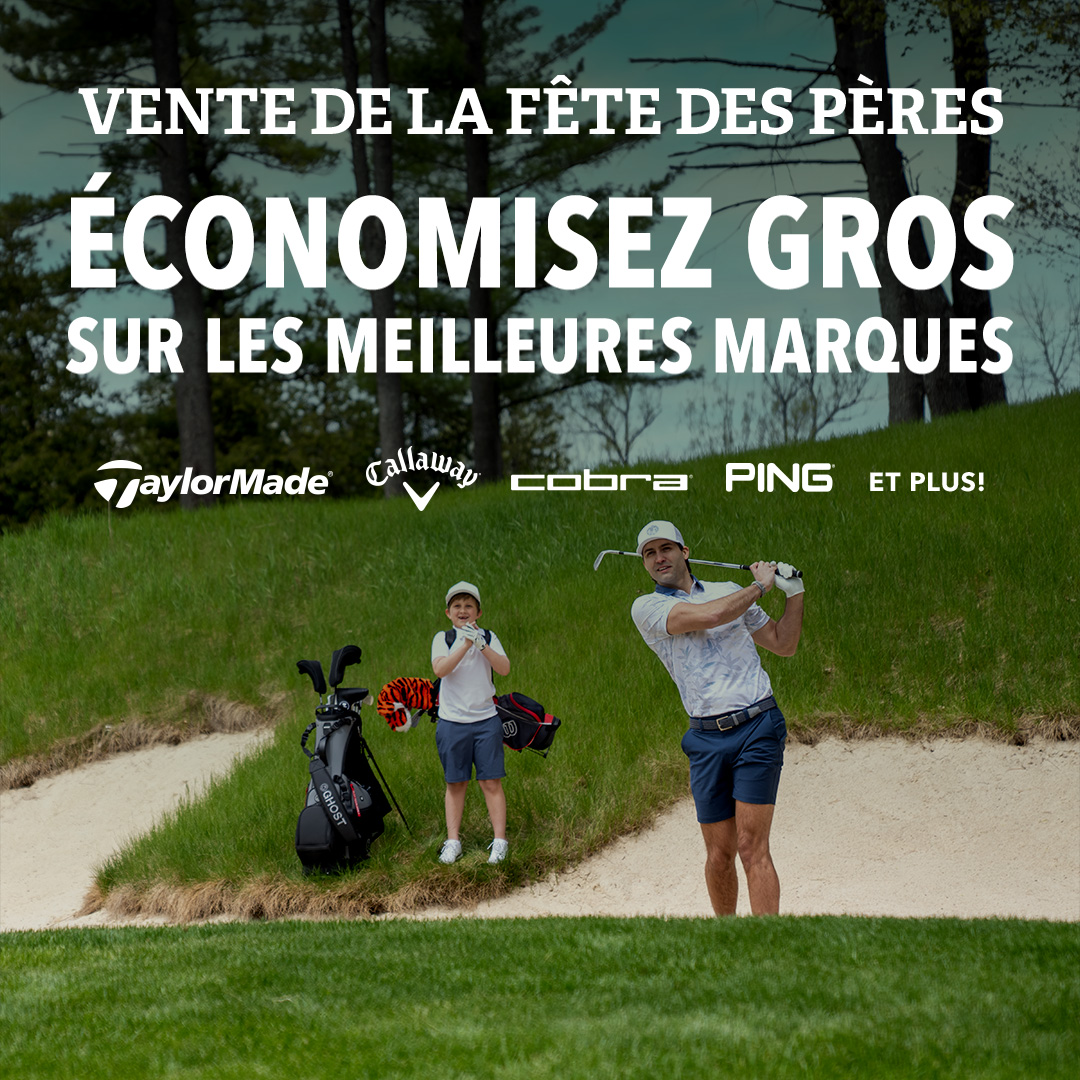 Golf Town Facebook ad: Vous cherchez le cadeau parfait pour la fête…