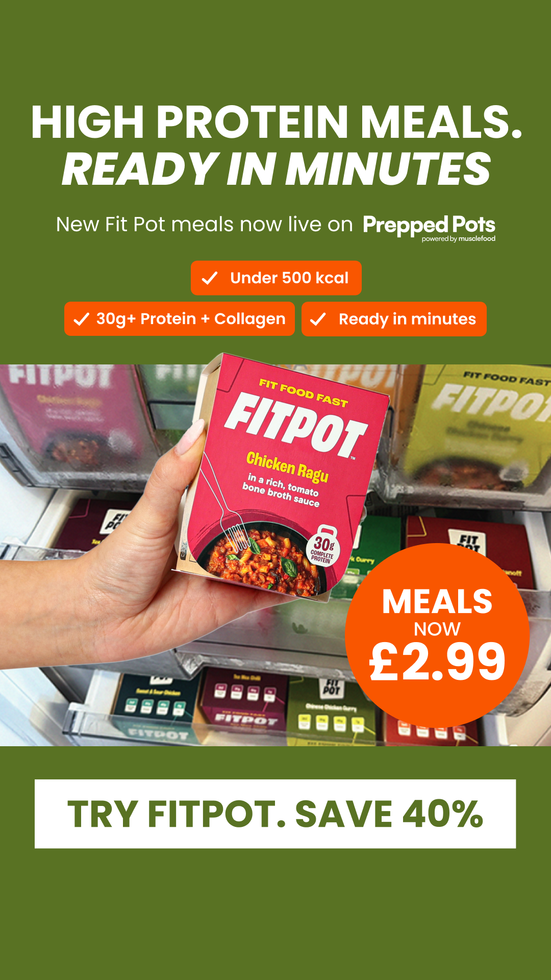 Prepped Pots Facebook ad