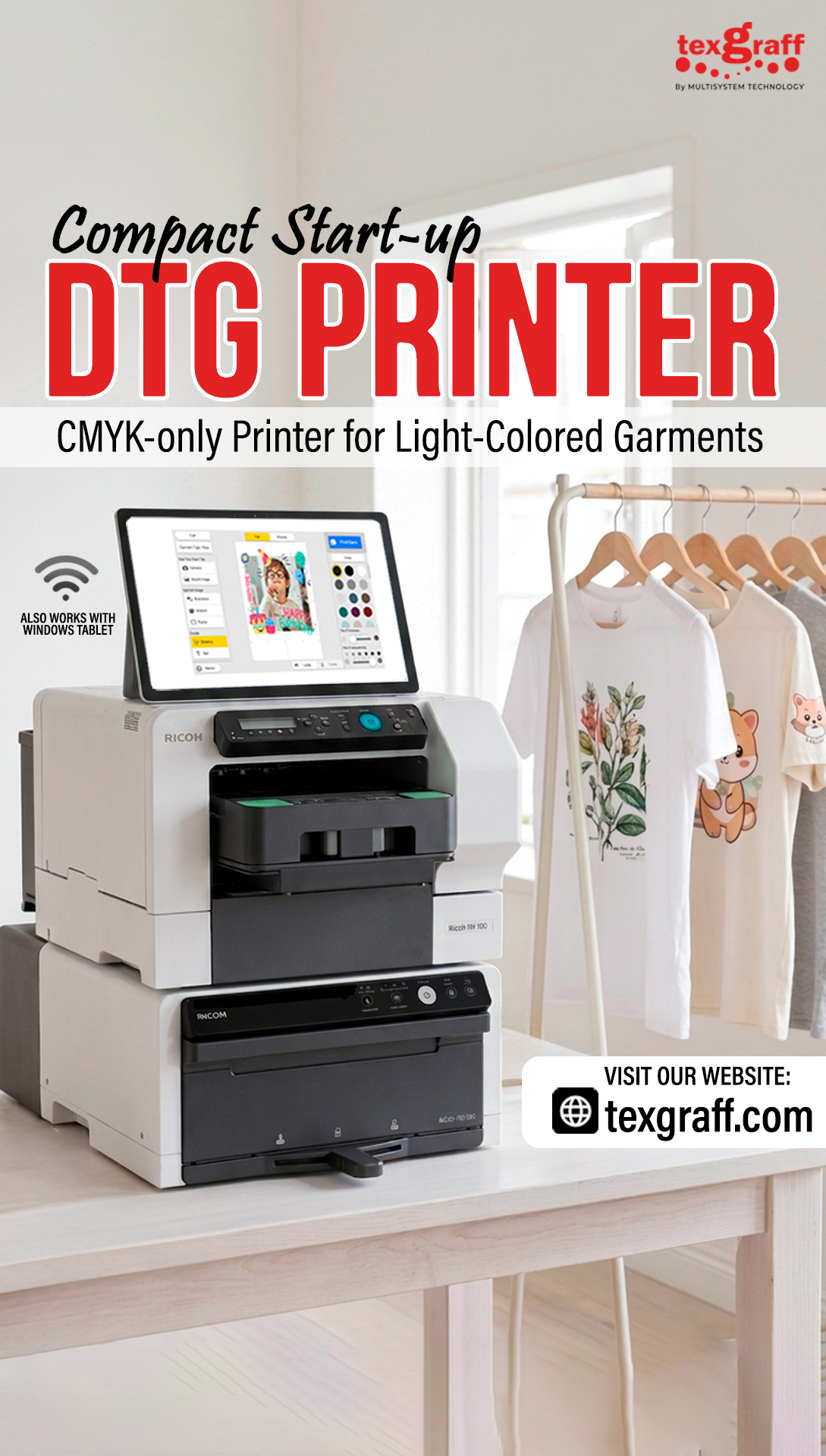 Texgraff Garment Decoration and Textile Printing Solutions Facebook ad from Jun 18, 2026