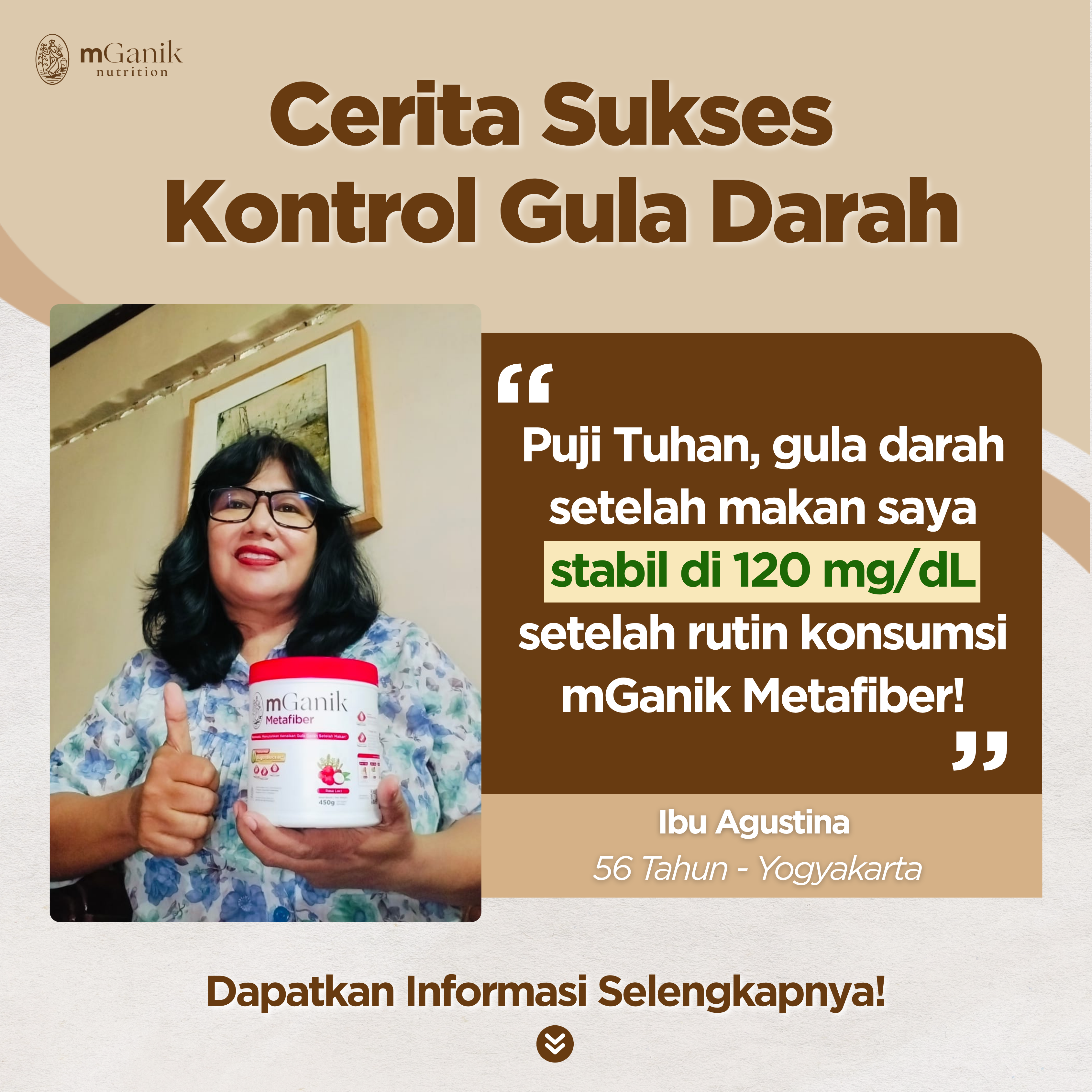 mGanik Metafiber Cerita Customer Facebook ad