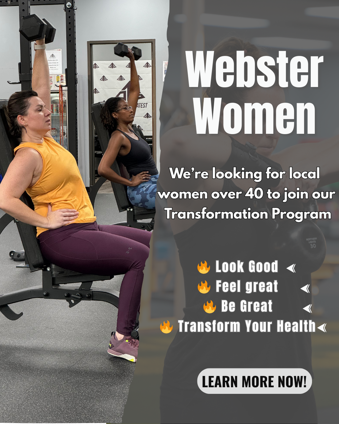 OTG Fitness Facebook ad: Ladies, it's time to prioritize YOU!