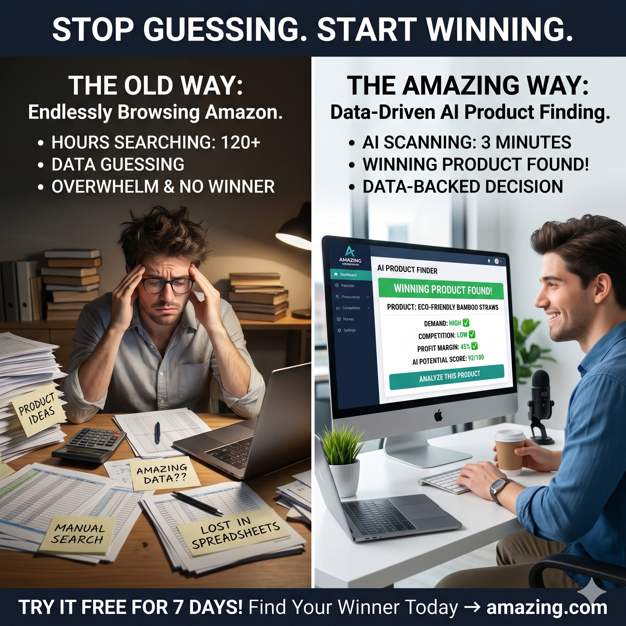 Amazing.com Facebook ad