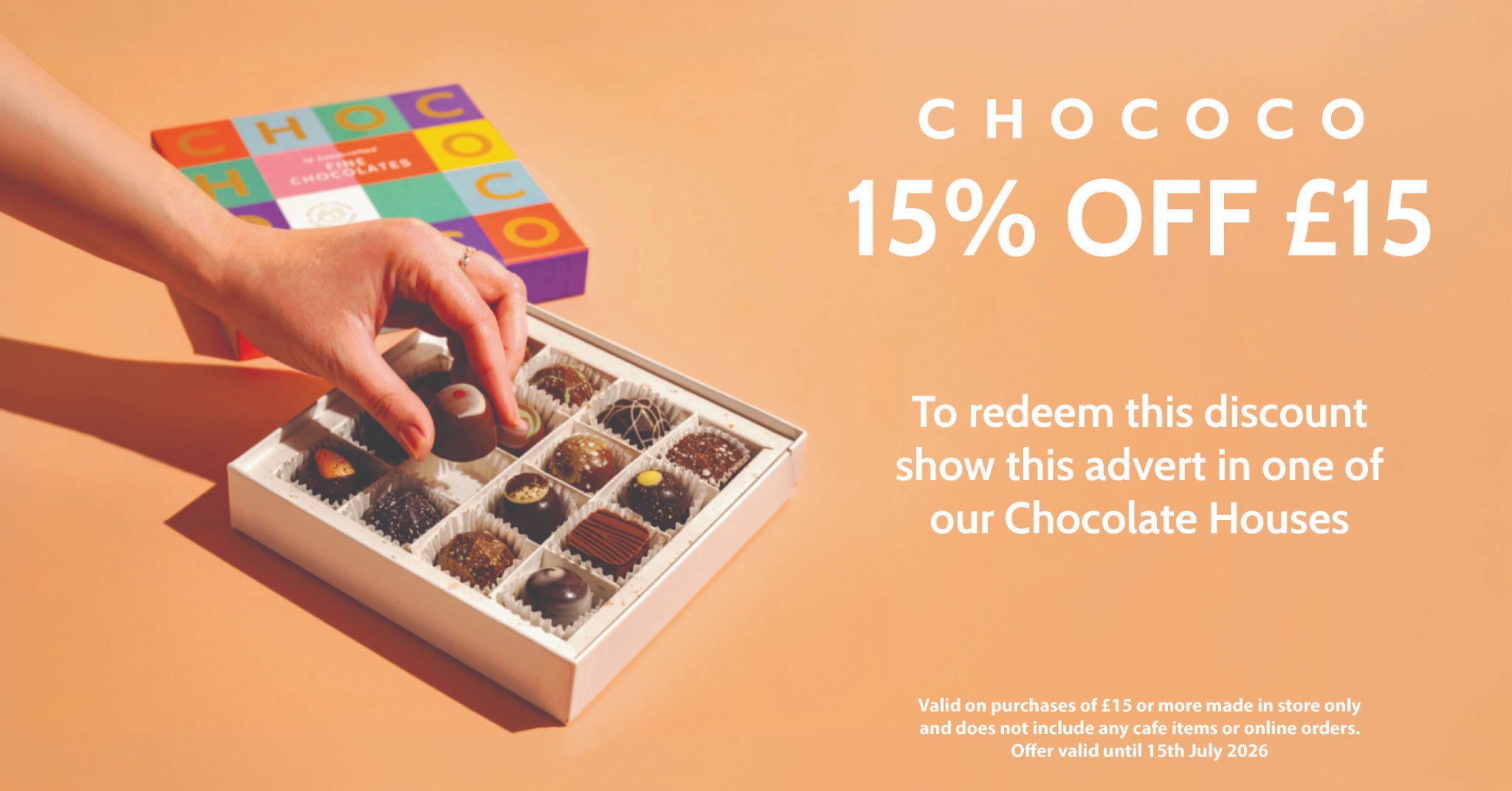 Chococo Chocolates Facebook ad