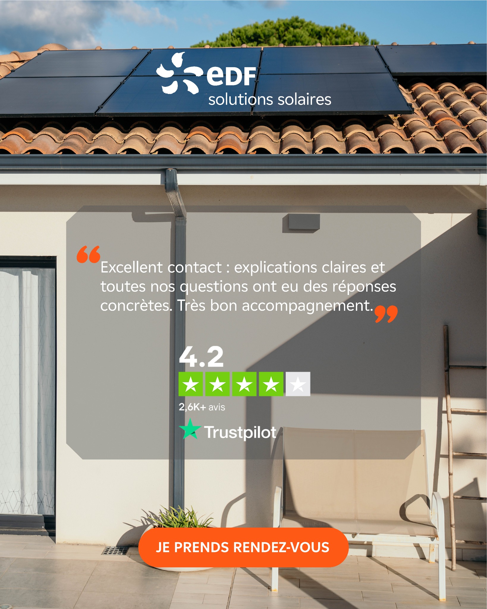 EDF solutions solaires Facebook ad
