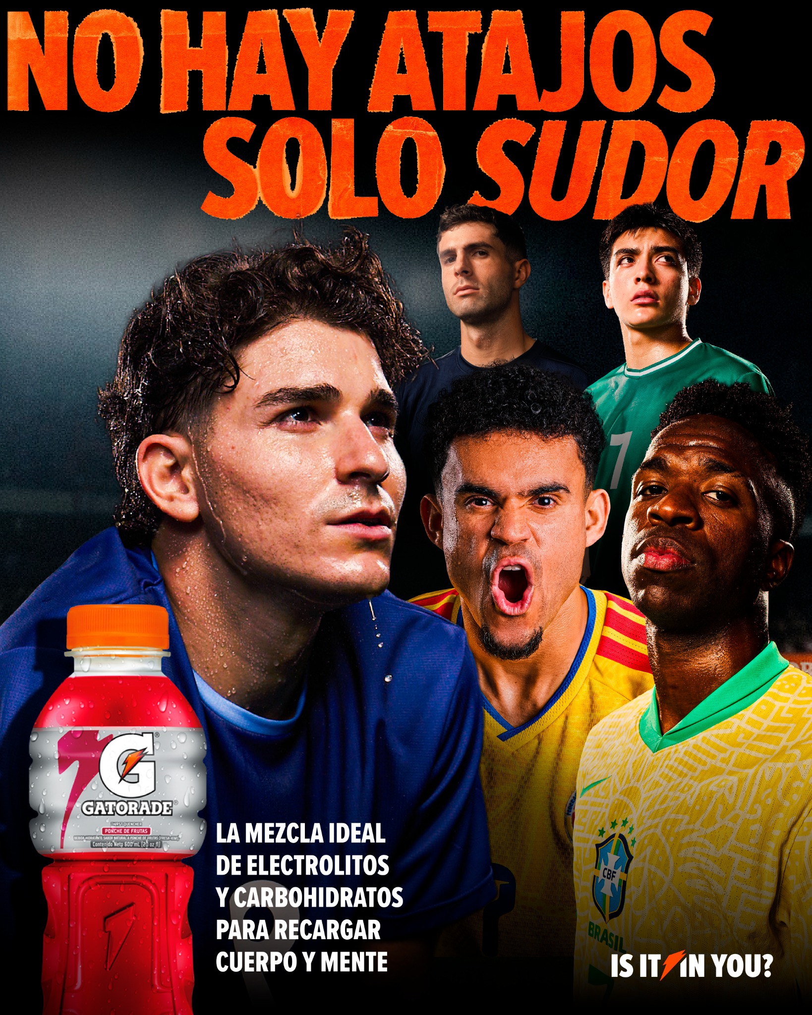 Gatorade El Salvador Facebook ad: La intensidad no aparece sola.