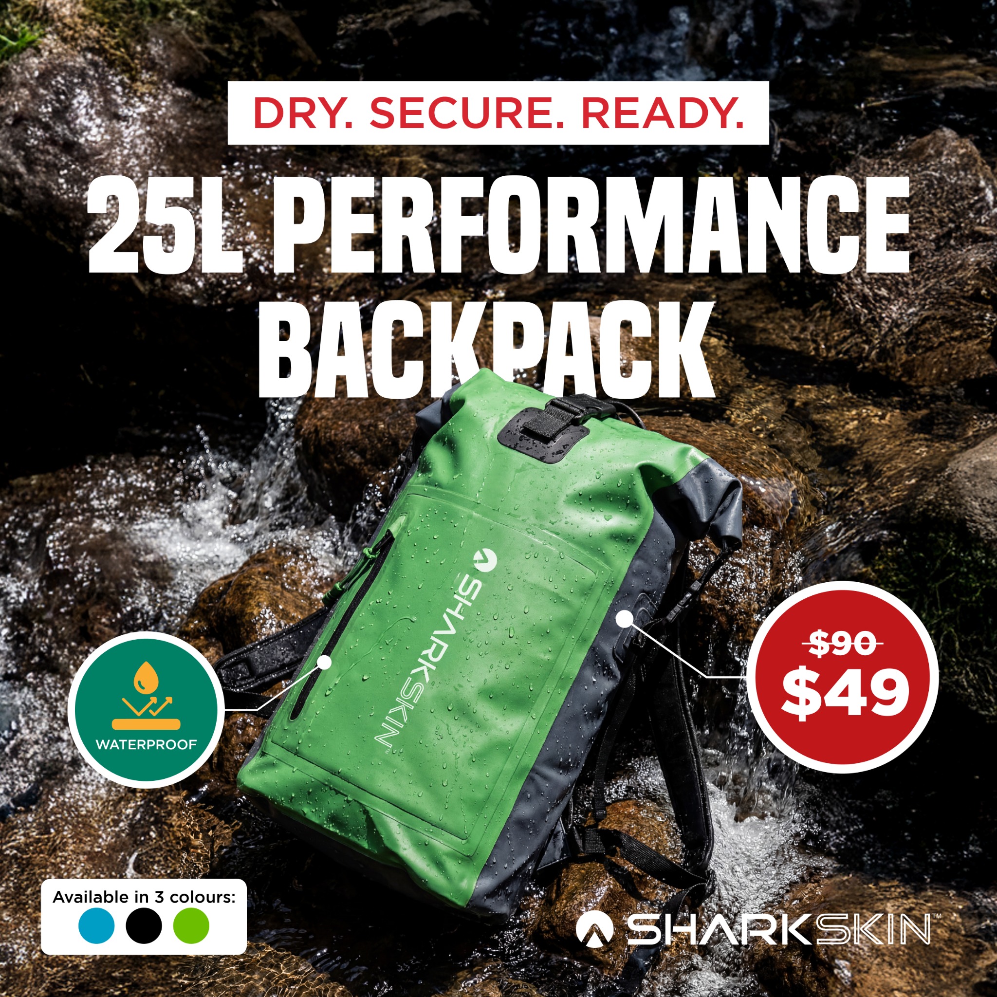 SHARKSKIN Facebook ad