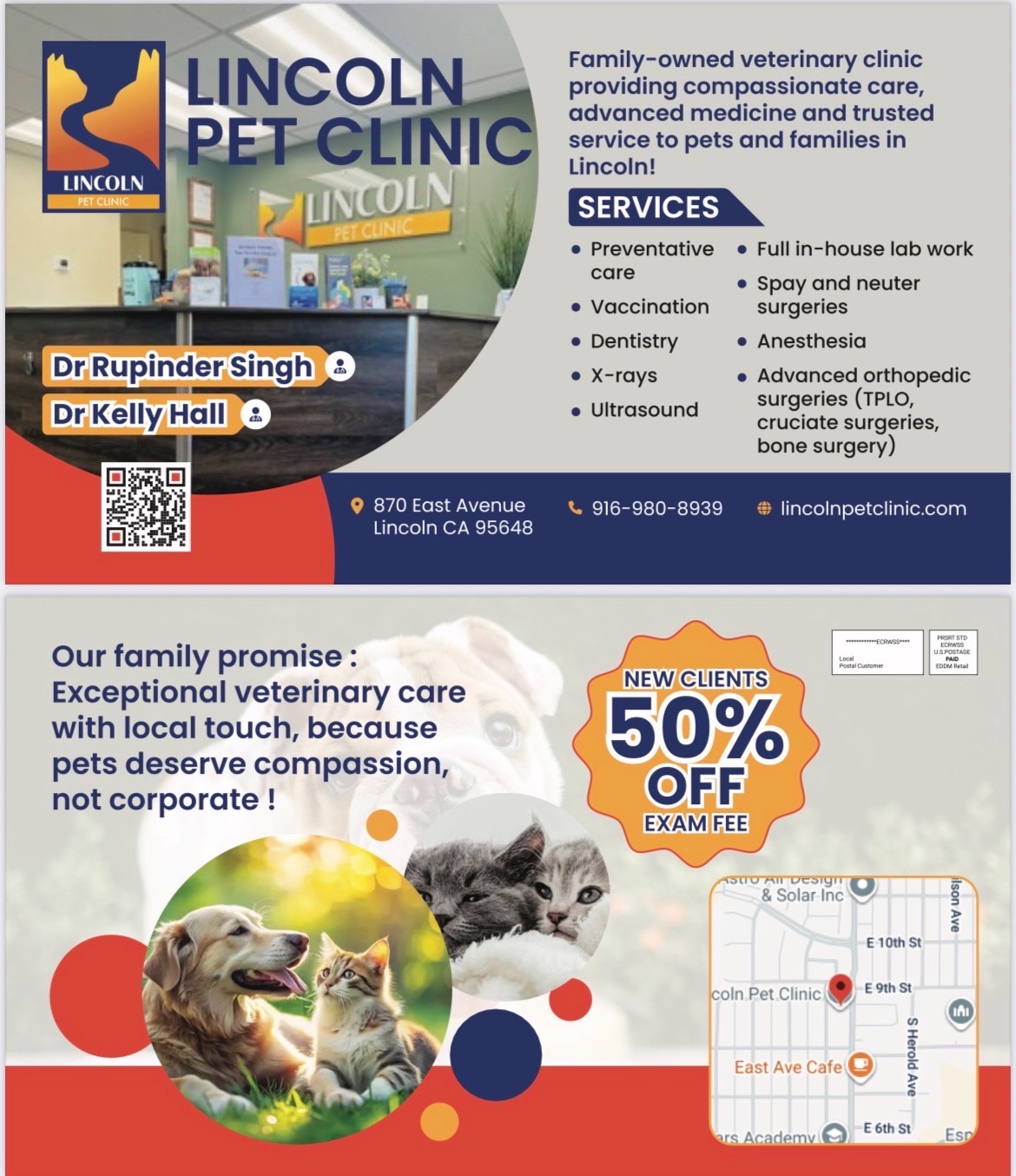 Lincoln Pet Clinic Facebook ad