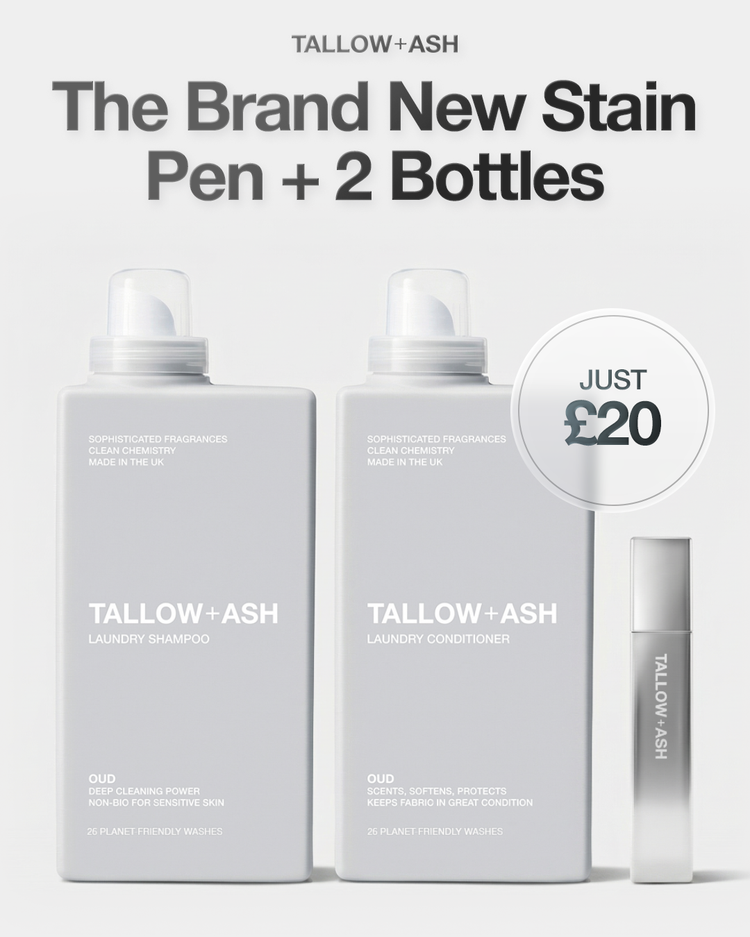 Tallow + Ash Facebook ad