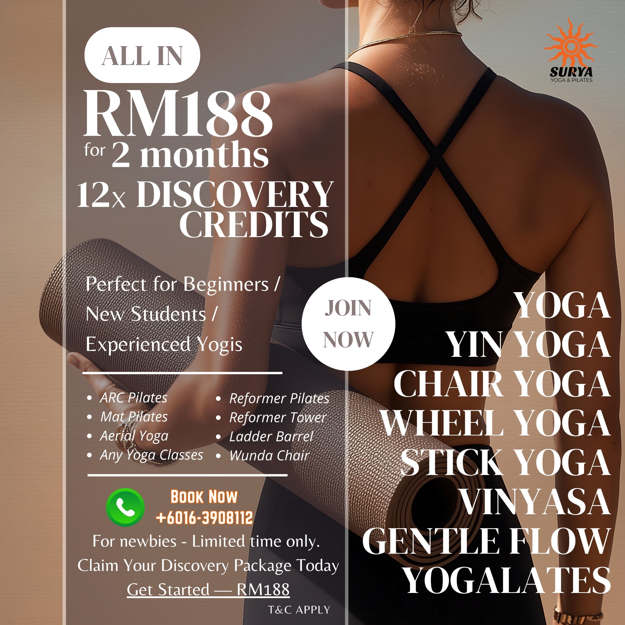Surya Yoga Kuchai Facebook ad: Have you been thinking about trying yoga or…