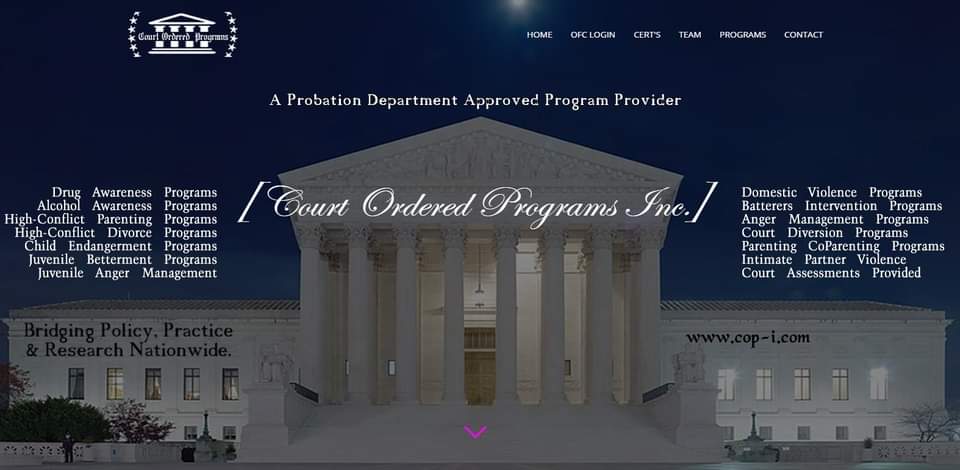 Court Ordered Classes Facebook ad: Court Accepted Domestic Violence, Anger Management, BIP…