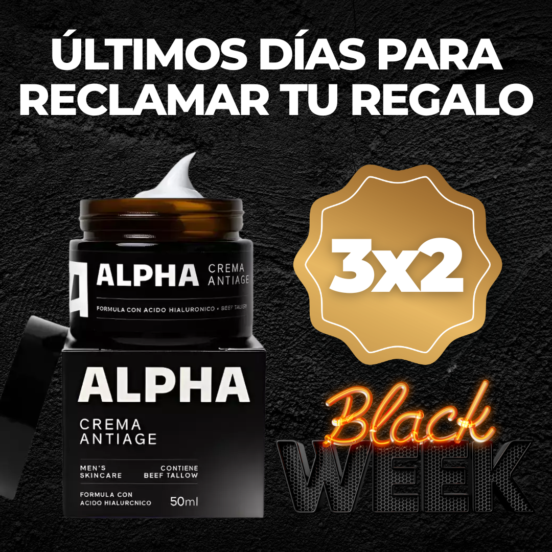 Alpha Men Care Facebook ad: 10% OFF con Transferencia