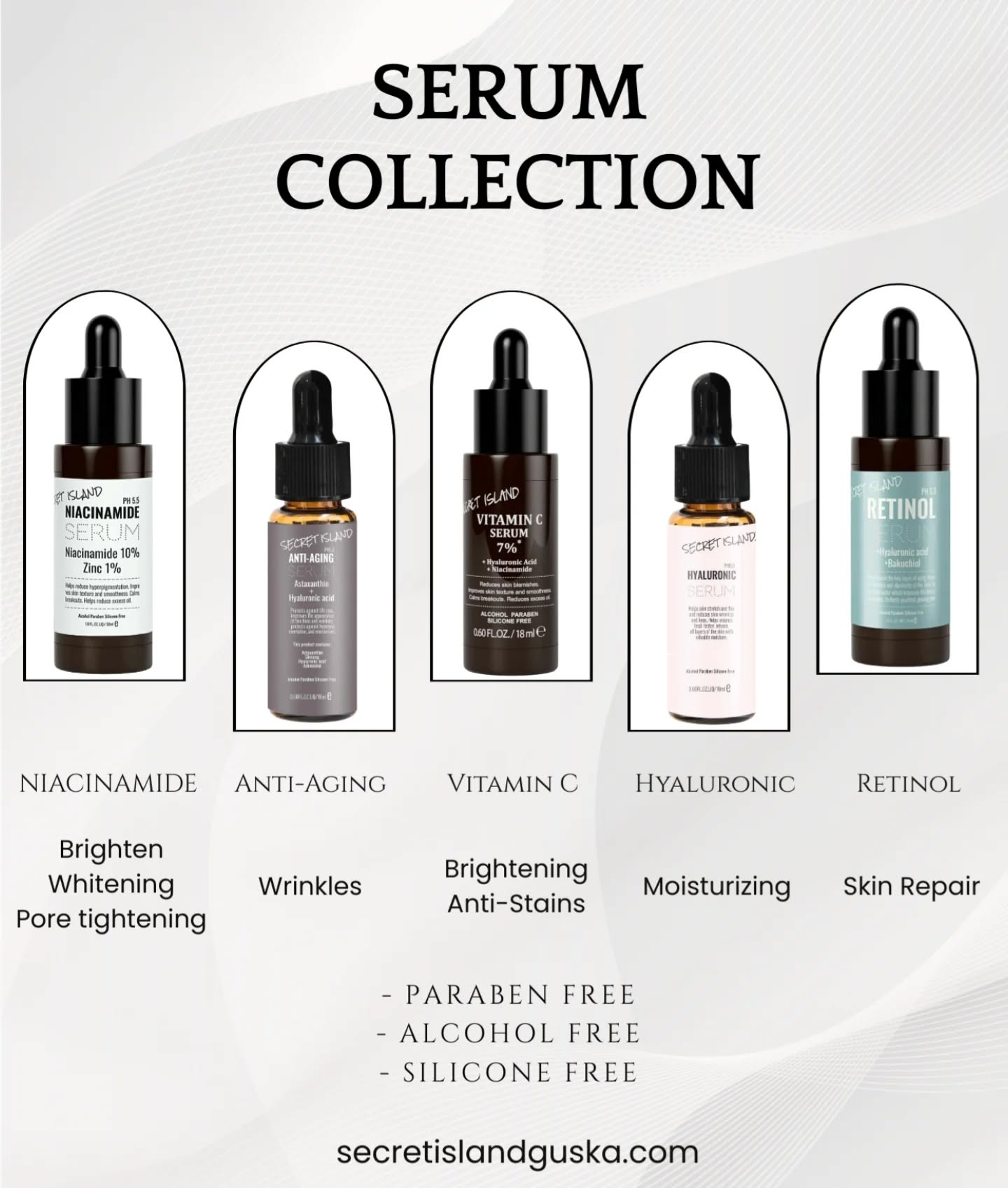 Secret Island - Cosmetics Facebook ad