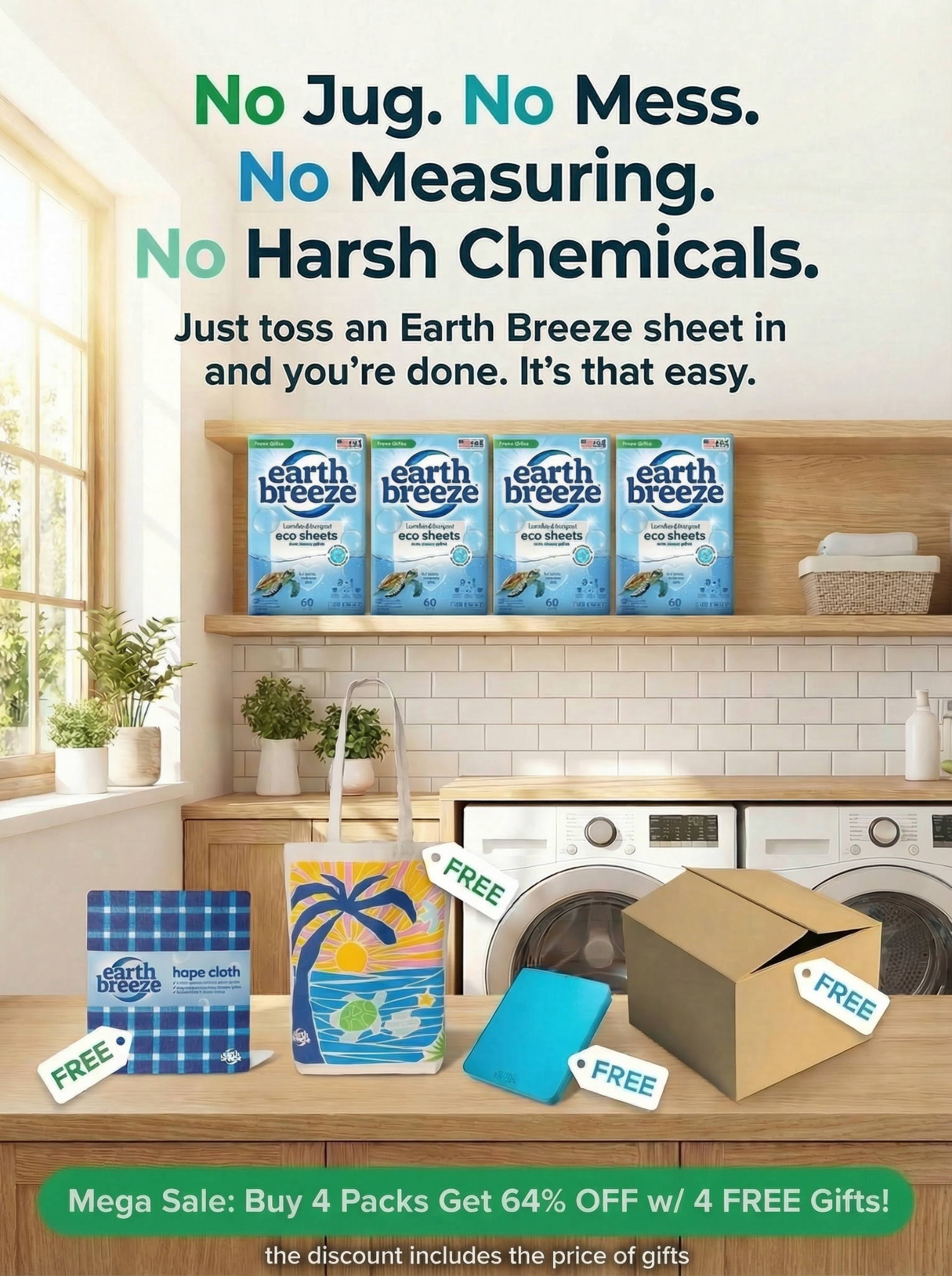 Earth Breeze Facebook ad