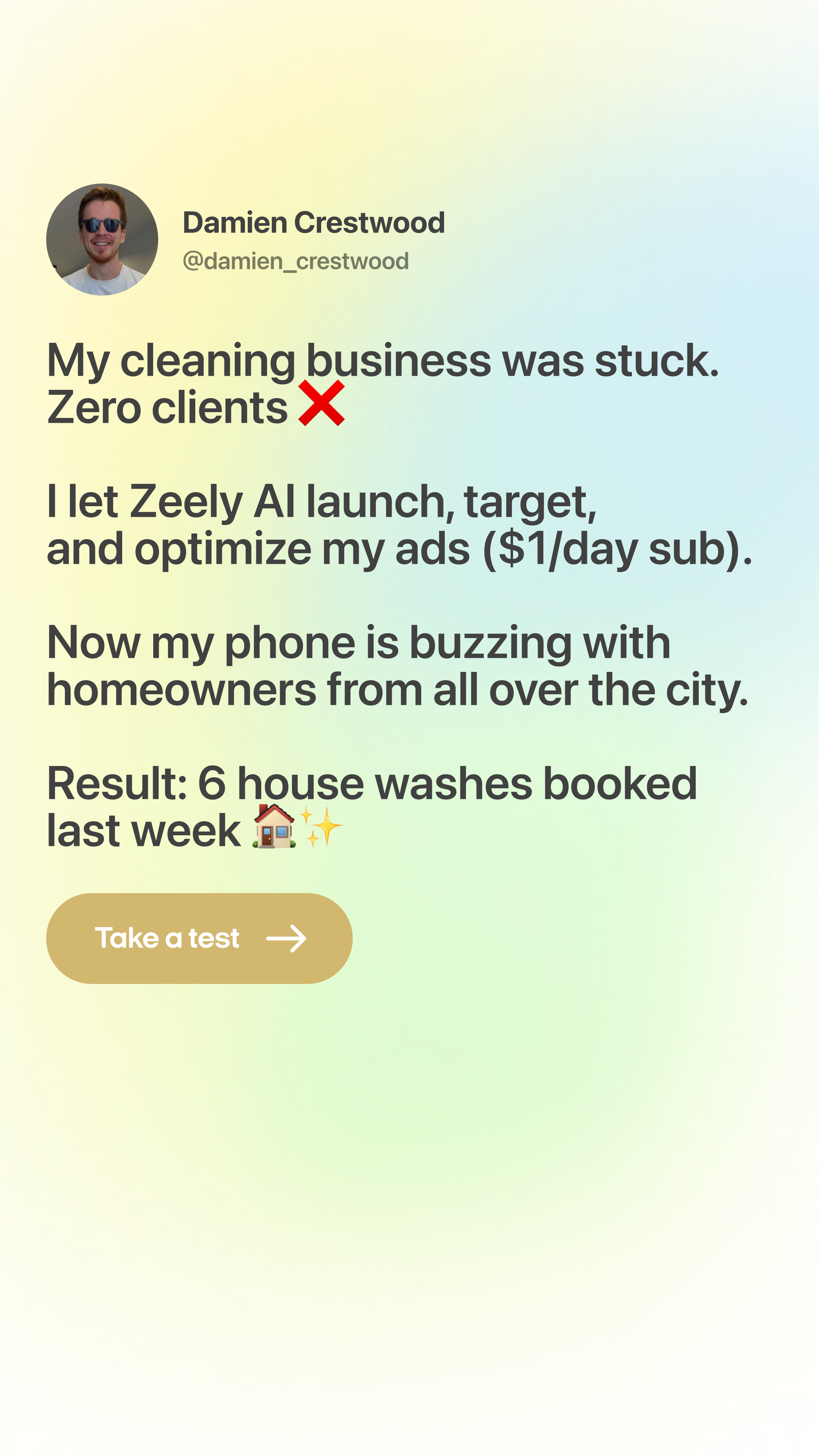 Zeely Facebook ad