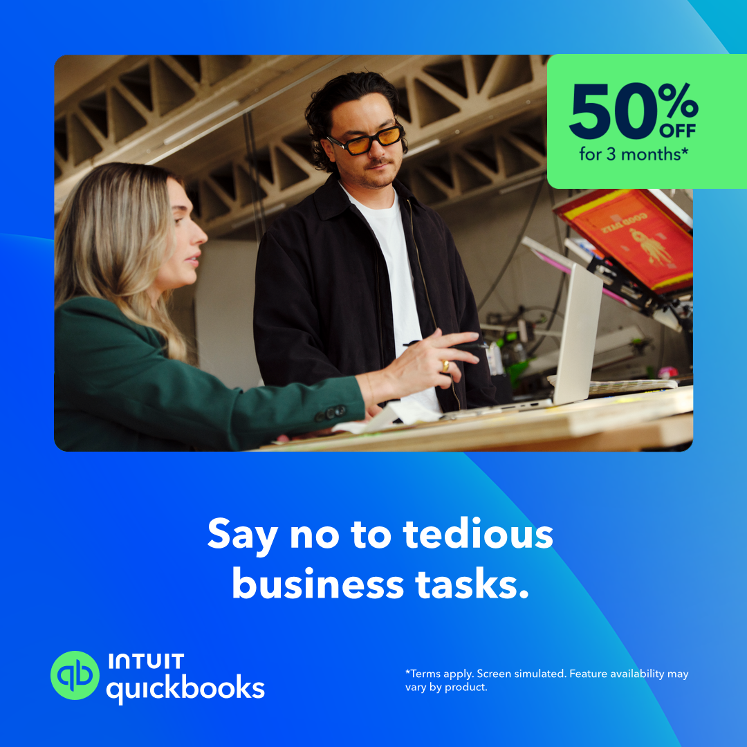 Intuit QuickBooks Facebook ad