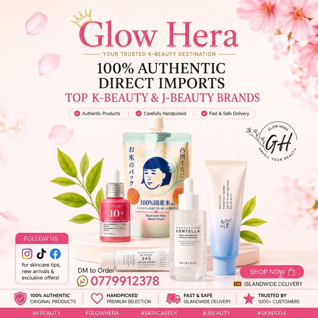 Glowhera Facebook ad: Glow your skin with glow hera.