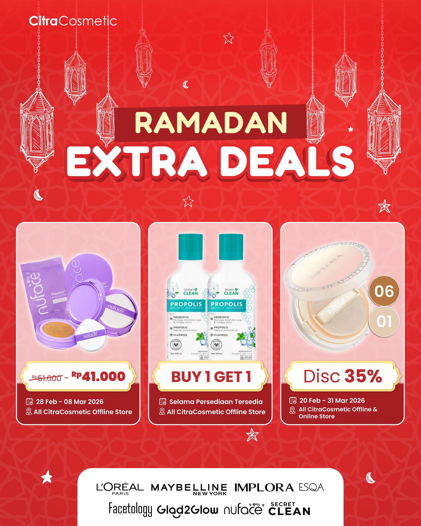 Citra cosmetic Makassar Facebook ad