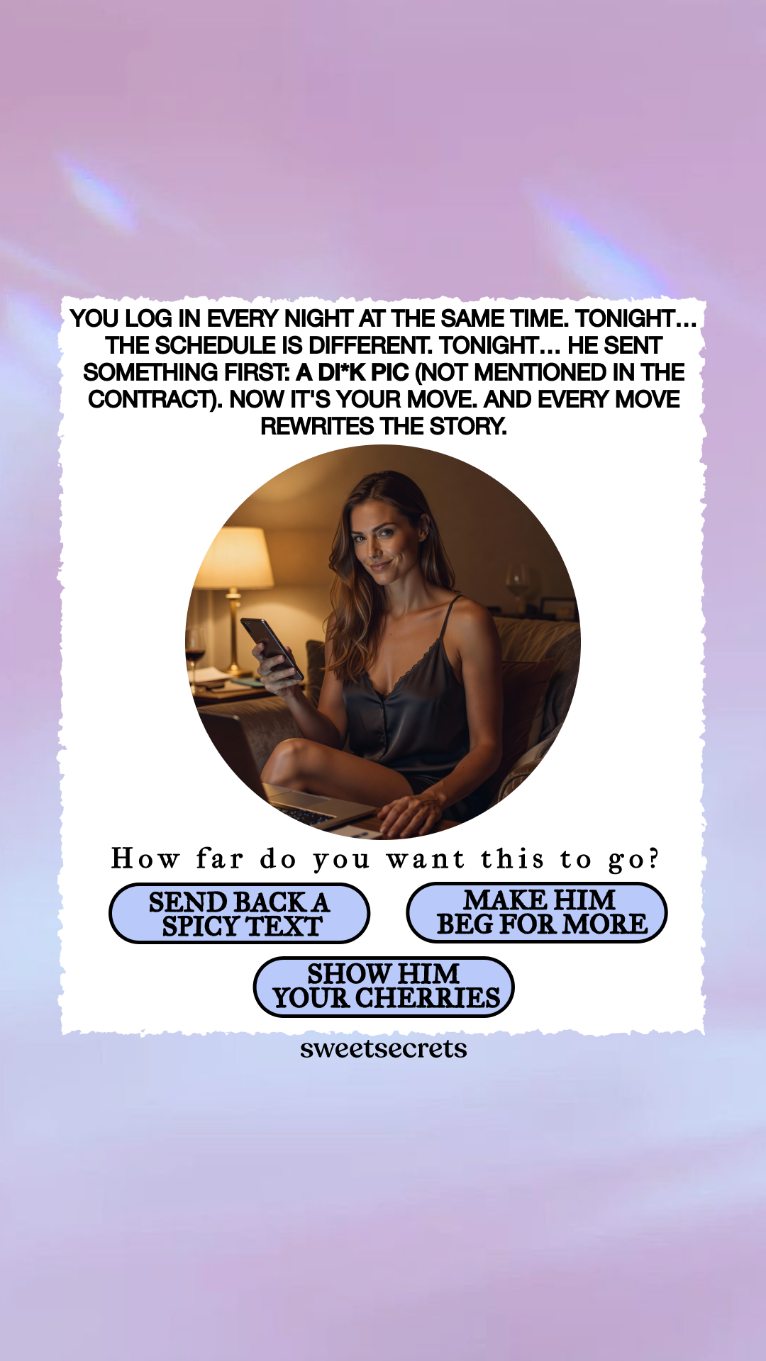 Sweetsecrets Facebook ad
