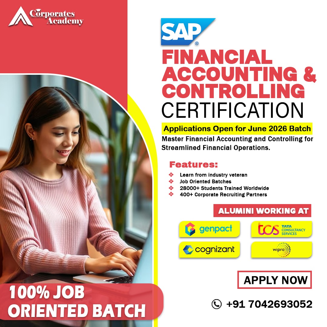 Corporates Academy Facebook ad: SAP FICO: From ₹4L to ₹12L CTC fast