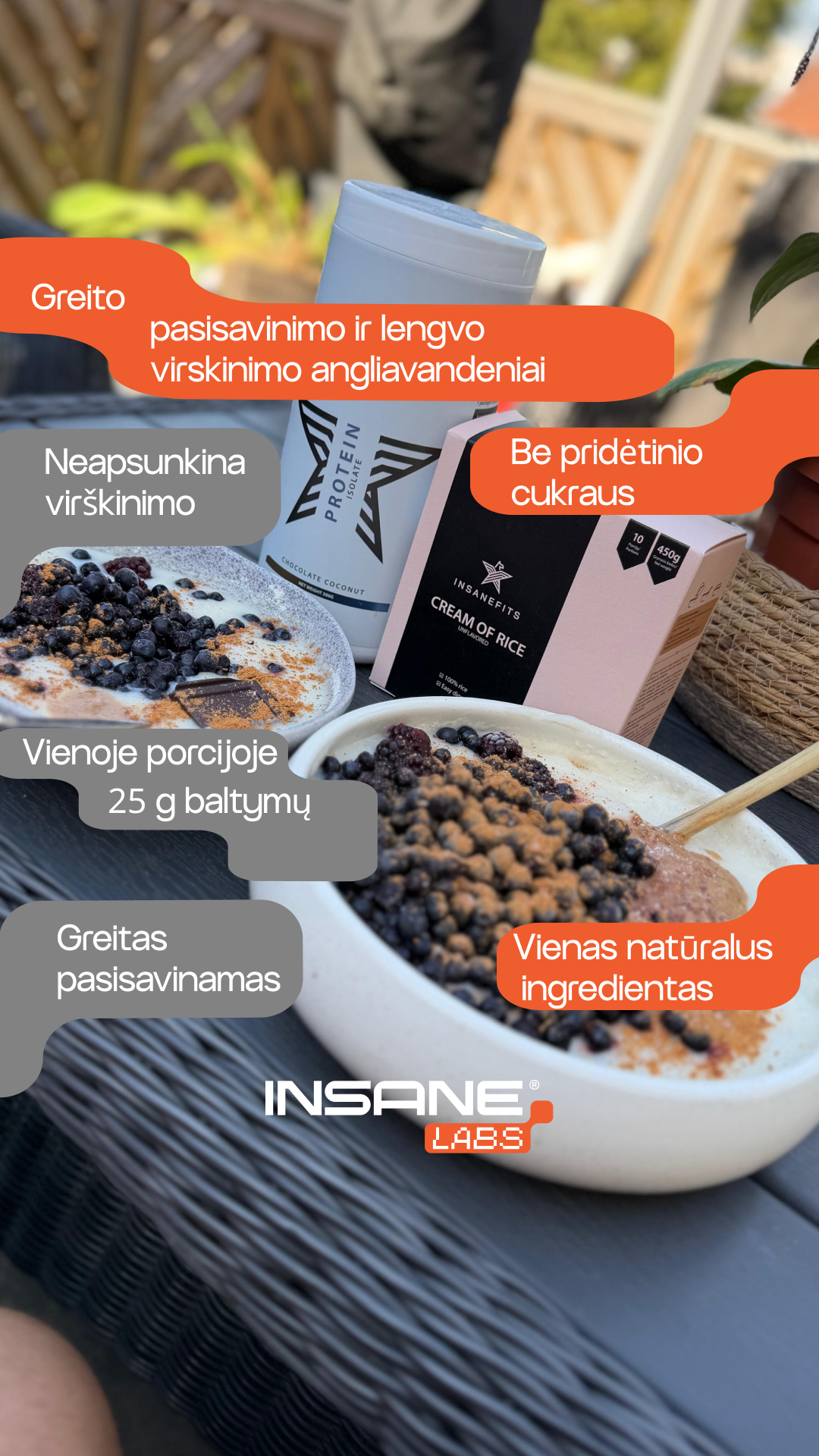 Insanefits Facebook ad: Ką valgyti prieš ir po treniruotės?