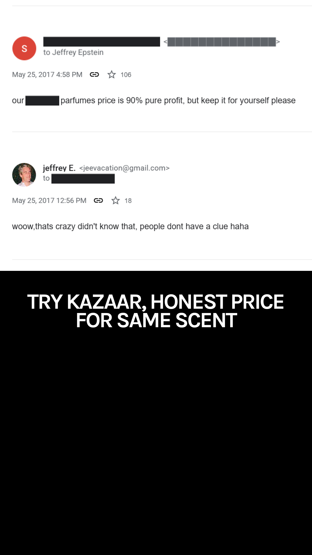 Kazaar Facebook ad