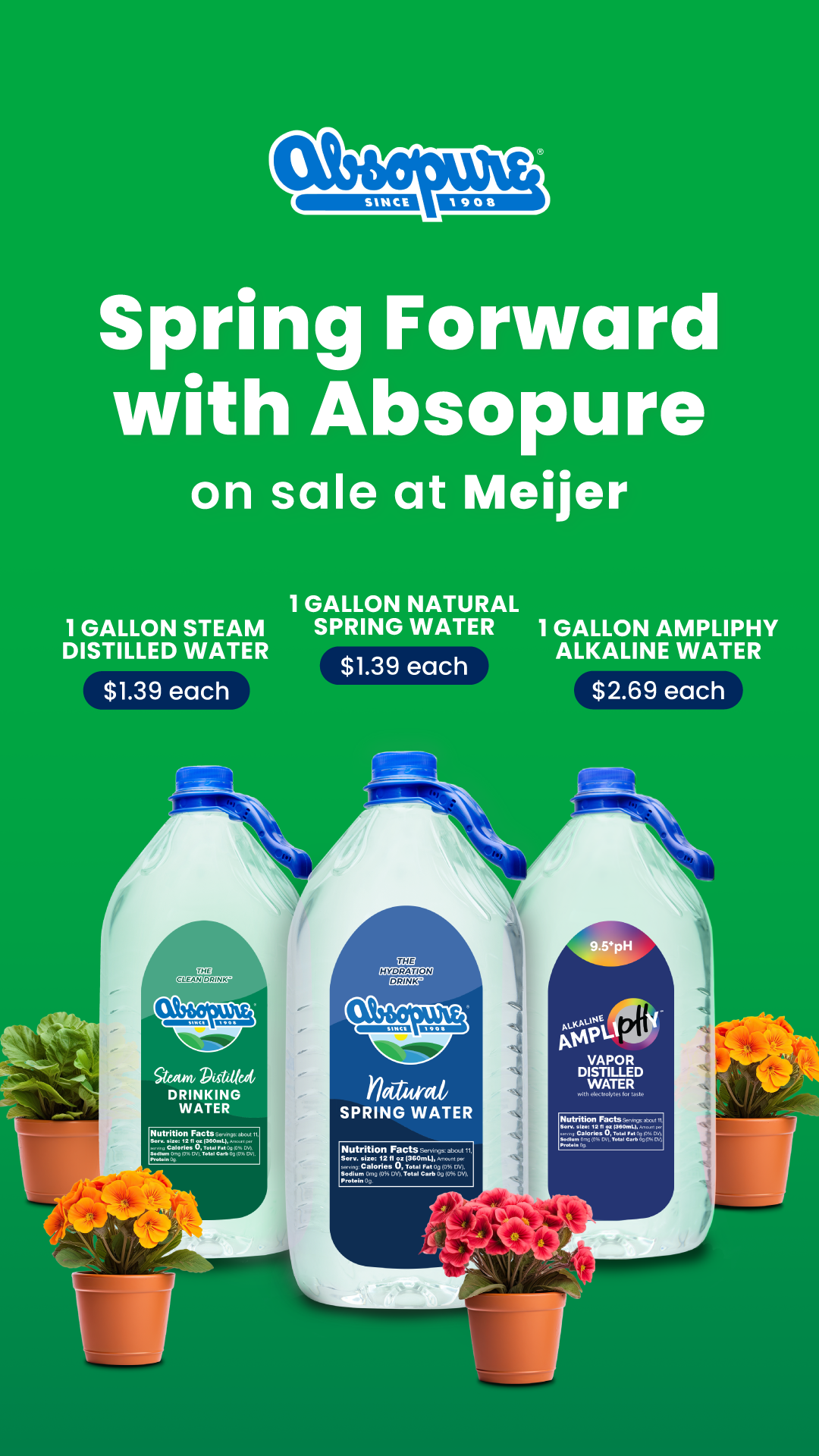 Absopure Facebook ad from Mar 5, 2026