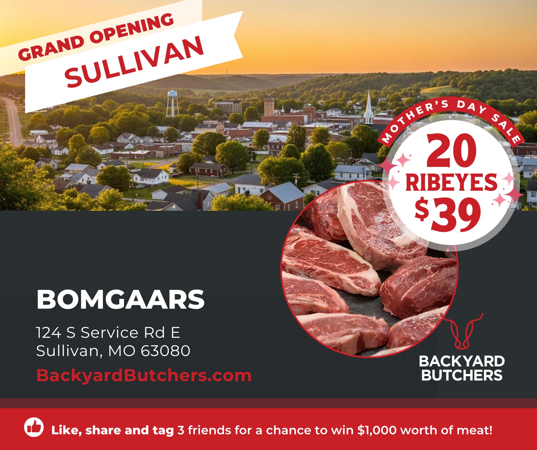 Backyard Butchers Facebook ad