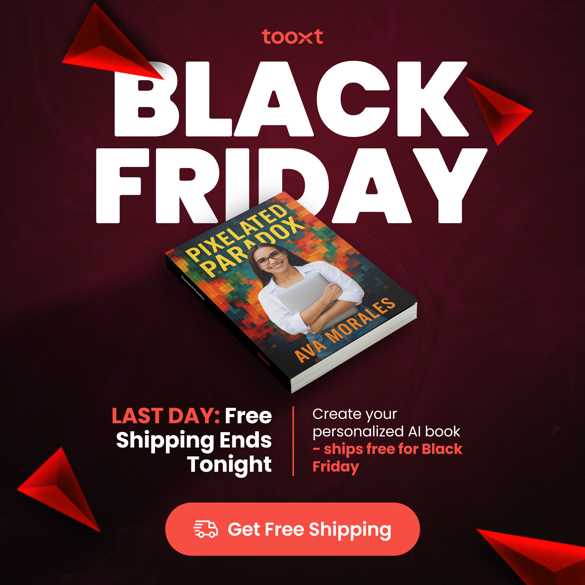 Tooxt Facebook ad