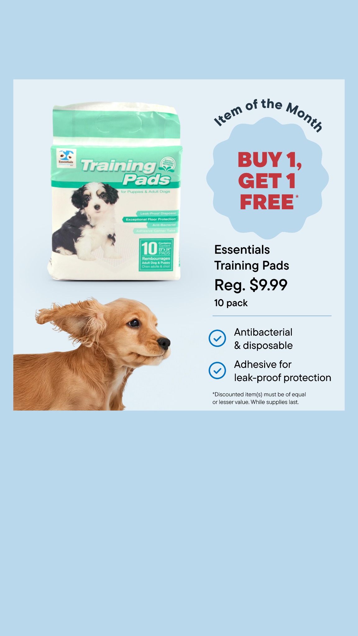 Pet Valu Facebook ad