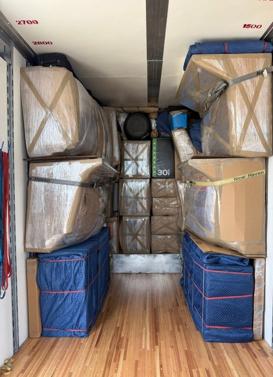 Next Stop Relocation Facebook ad: Professional Loading