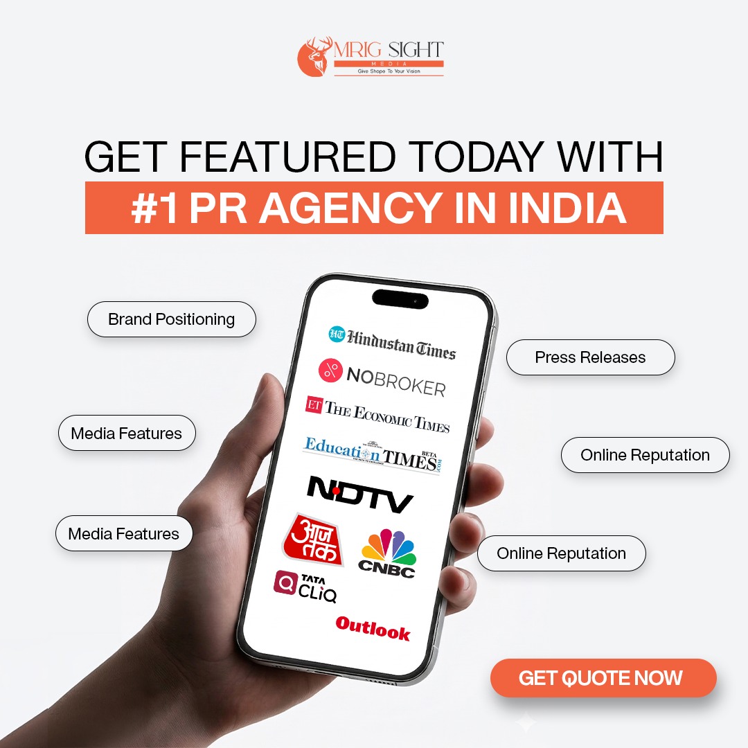 Mrig Sight Media Facebook ad: Get Featured on Top Media Today