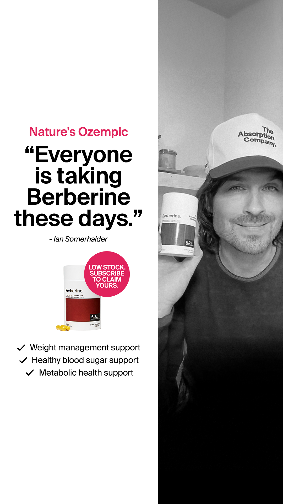 The Absorption Company Facebook ad