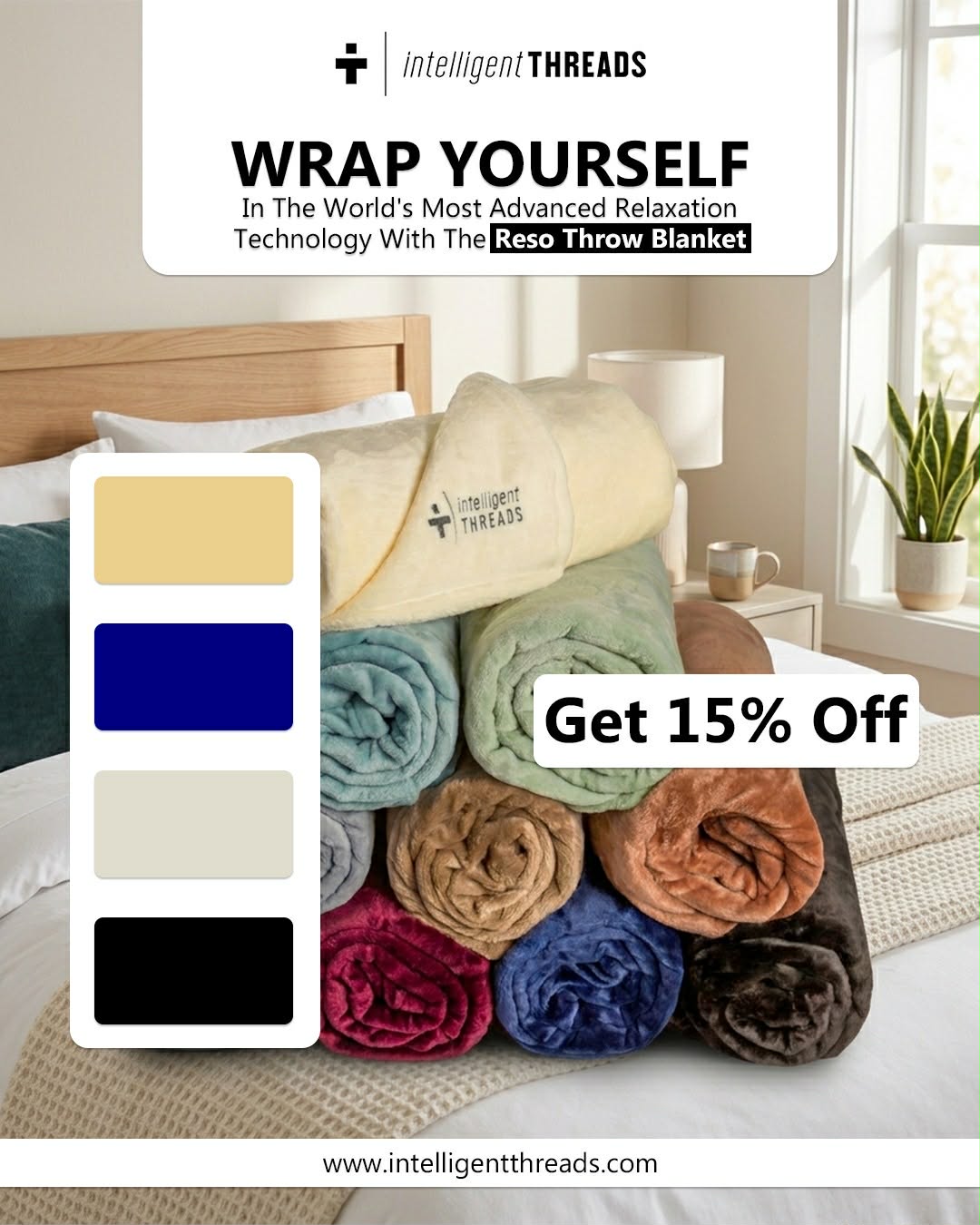 Intelligent Threads Facebook ad: Reso - Throw Blanket