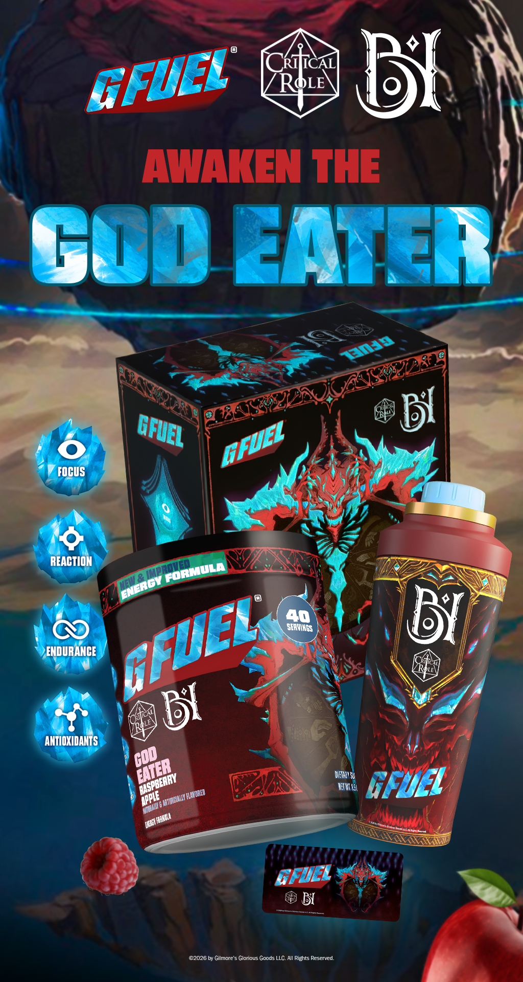 G FUEL Facebook ad: God Eater Collector’s Box