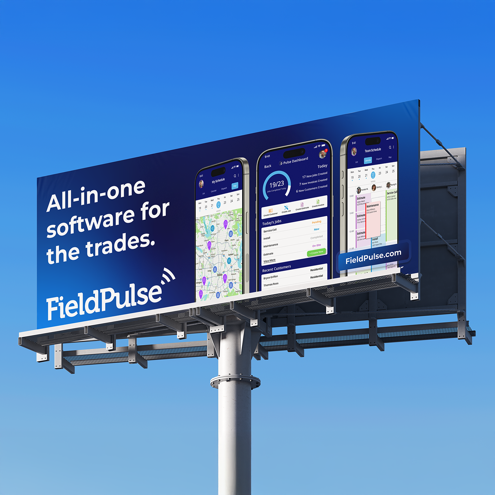 FieldPulse Facebook ad