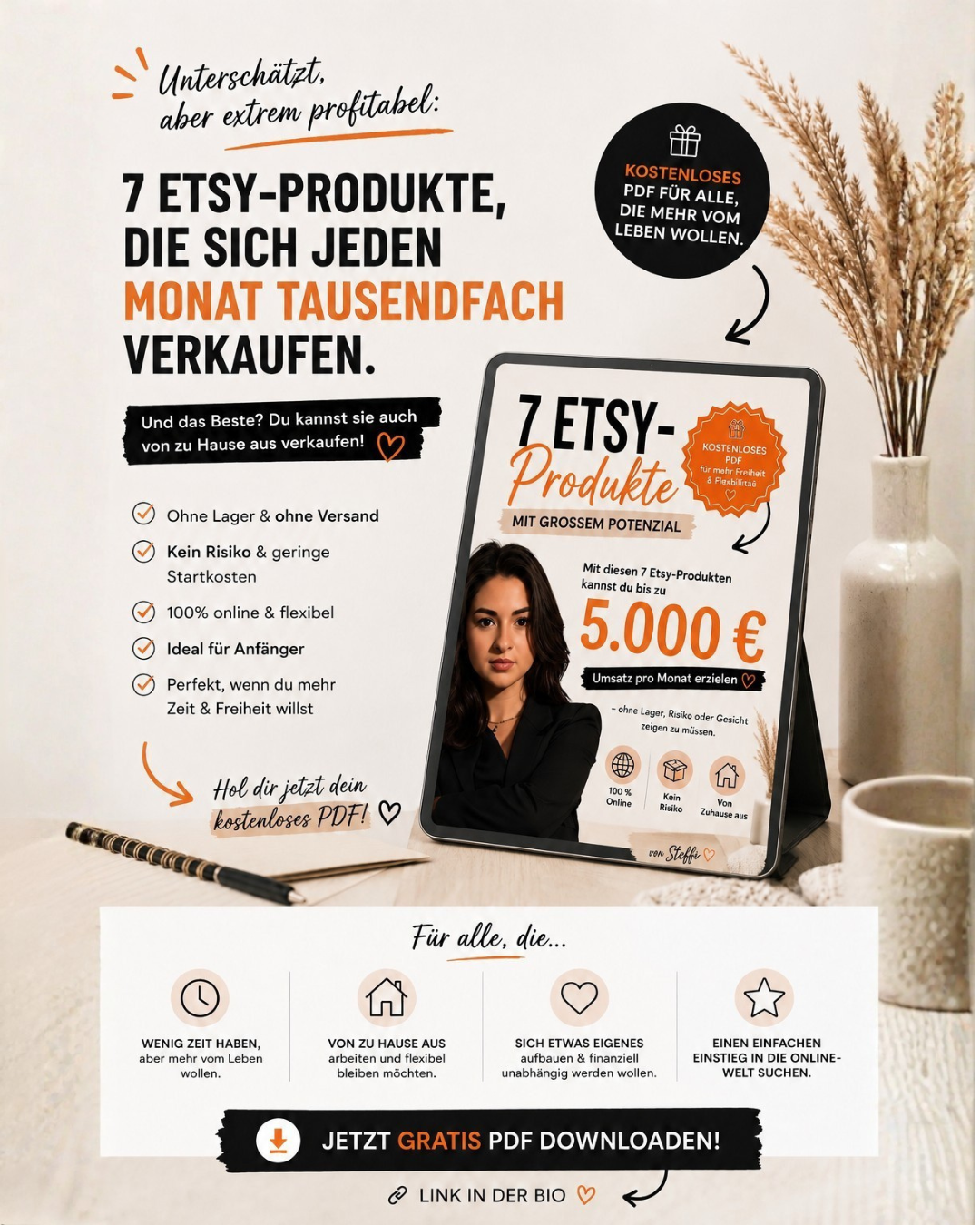 Steffis Geheimwaffe Facebook ad: Etsy-Business aufbauen