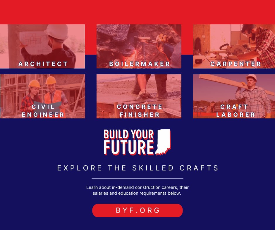 Build Your Future Indiana Facebook ad: Build Your Future, Indiana Construction Roundtable…