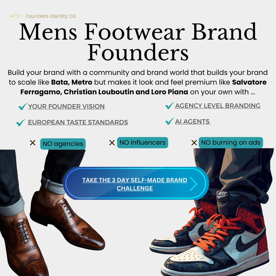 Founders Identity OS Facebook ad: Make India's Next Metro Shoes