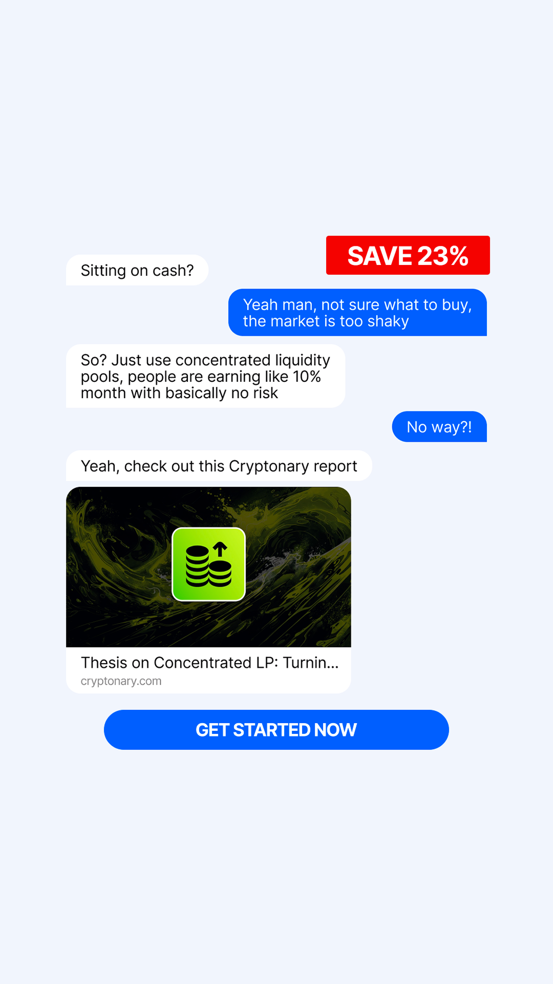 Cryptonary Facebook ad