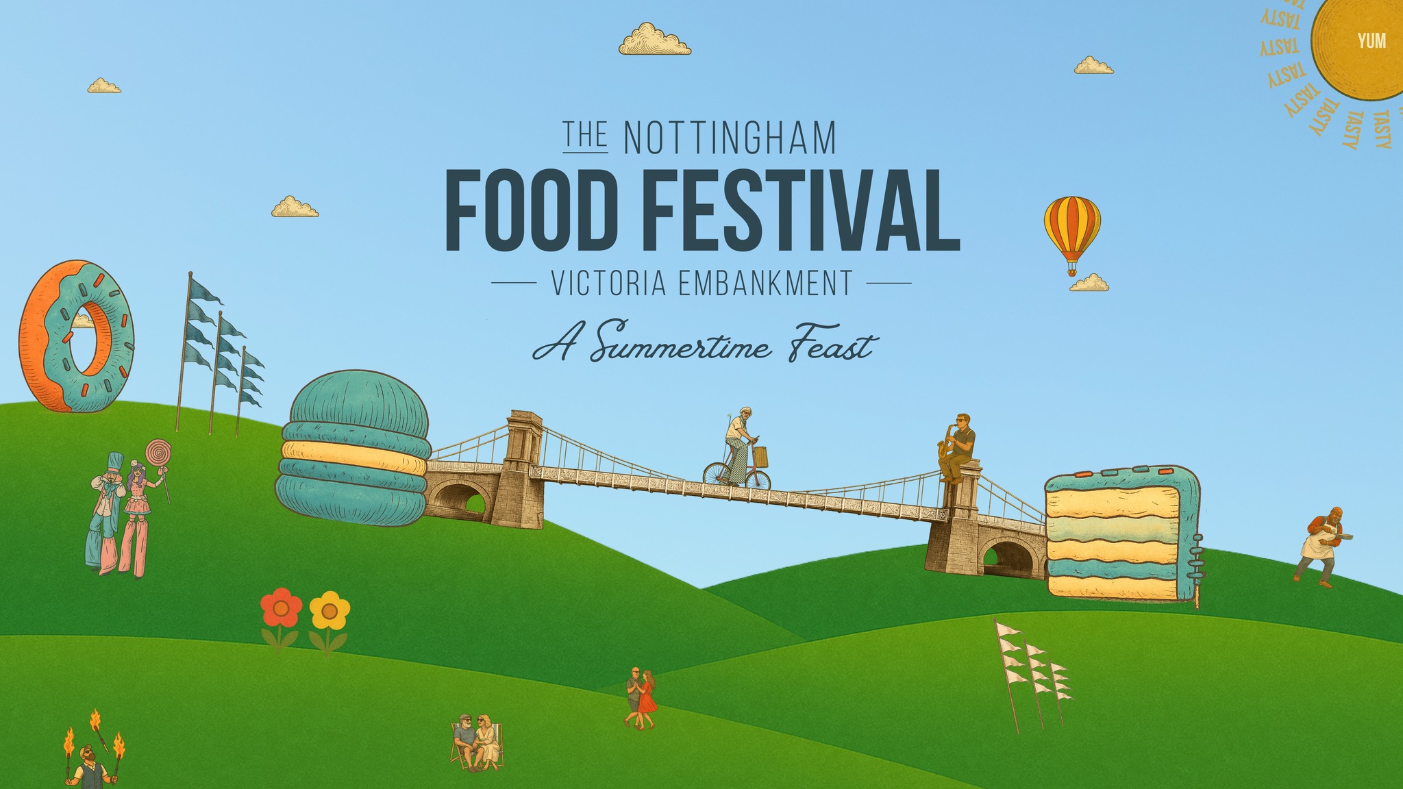 Nottingham Food Festival Facebook ad