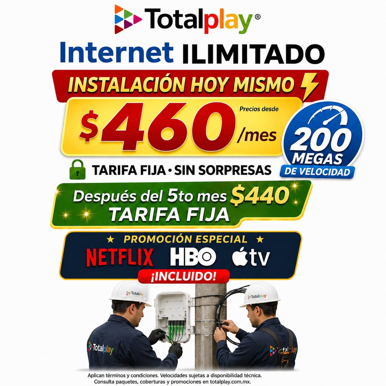 instalaciones de internet Facebook ad: Internet ilimitado total contrata sin salir de casa…