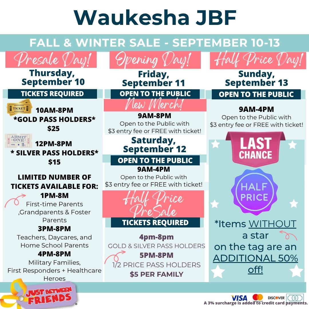 Just Between Friends of Waukesha Facebook ad