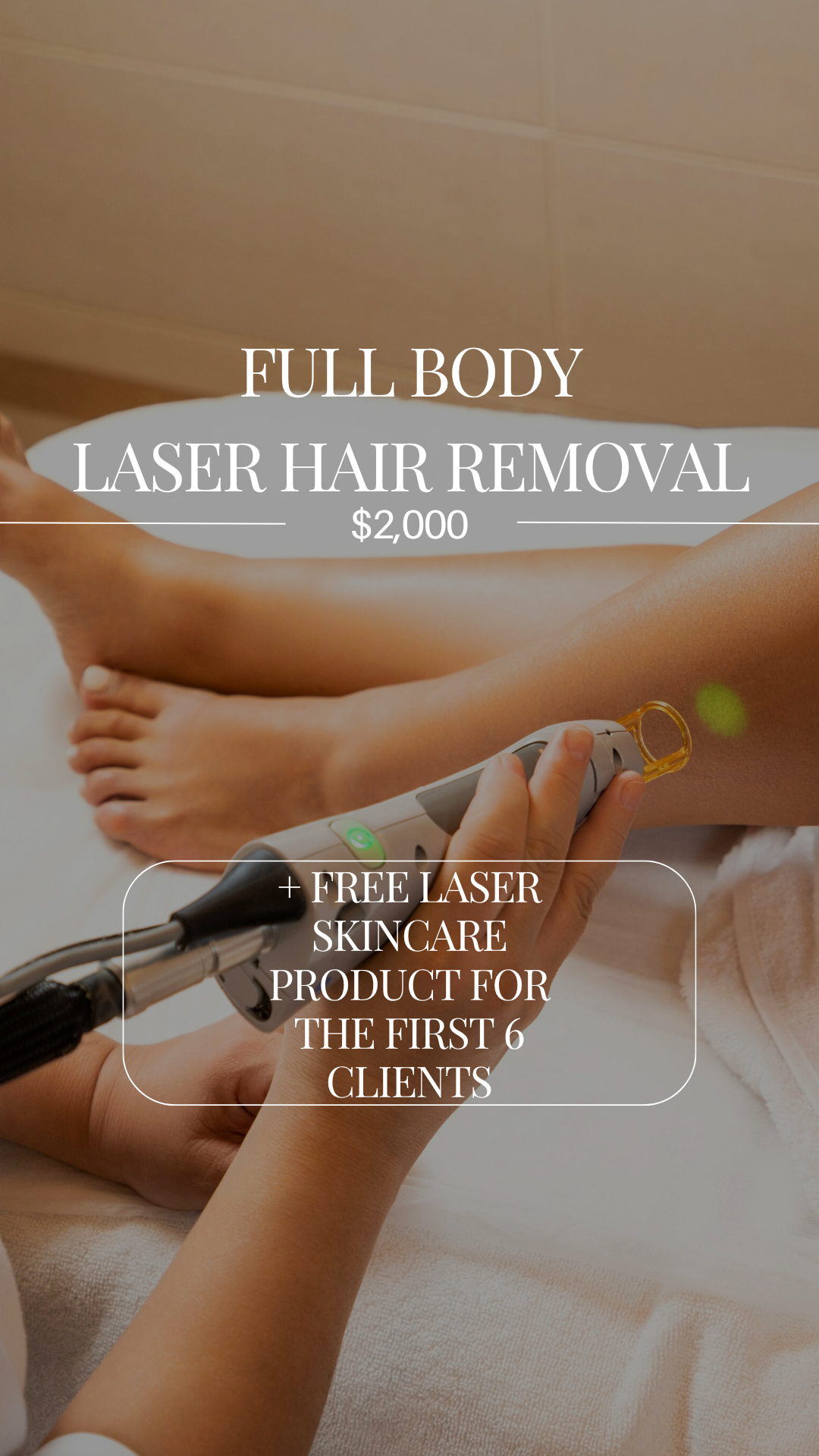 Millennia Wellness MD Facebook ad: $2,000 Full Body Laser Hair Removal