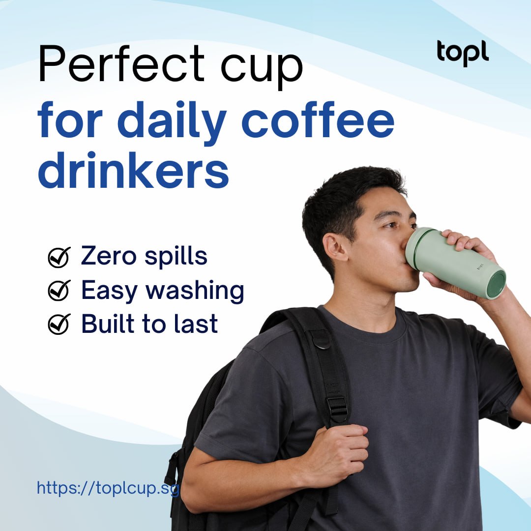 Topl SG & MY Facebook ad: Not Just Another Cup!