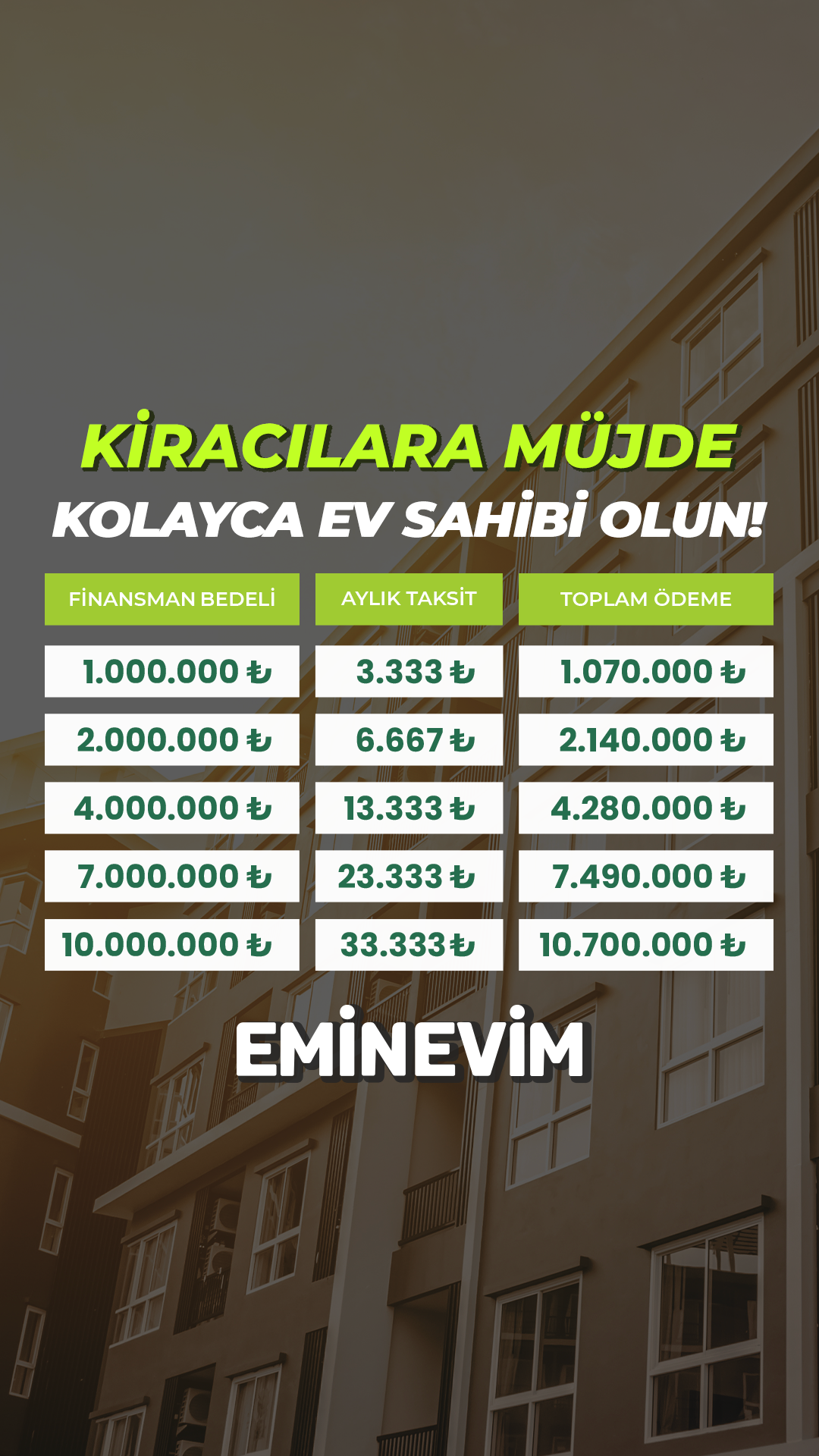 Eminevim Facebook ad