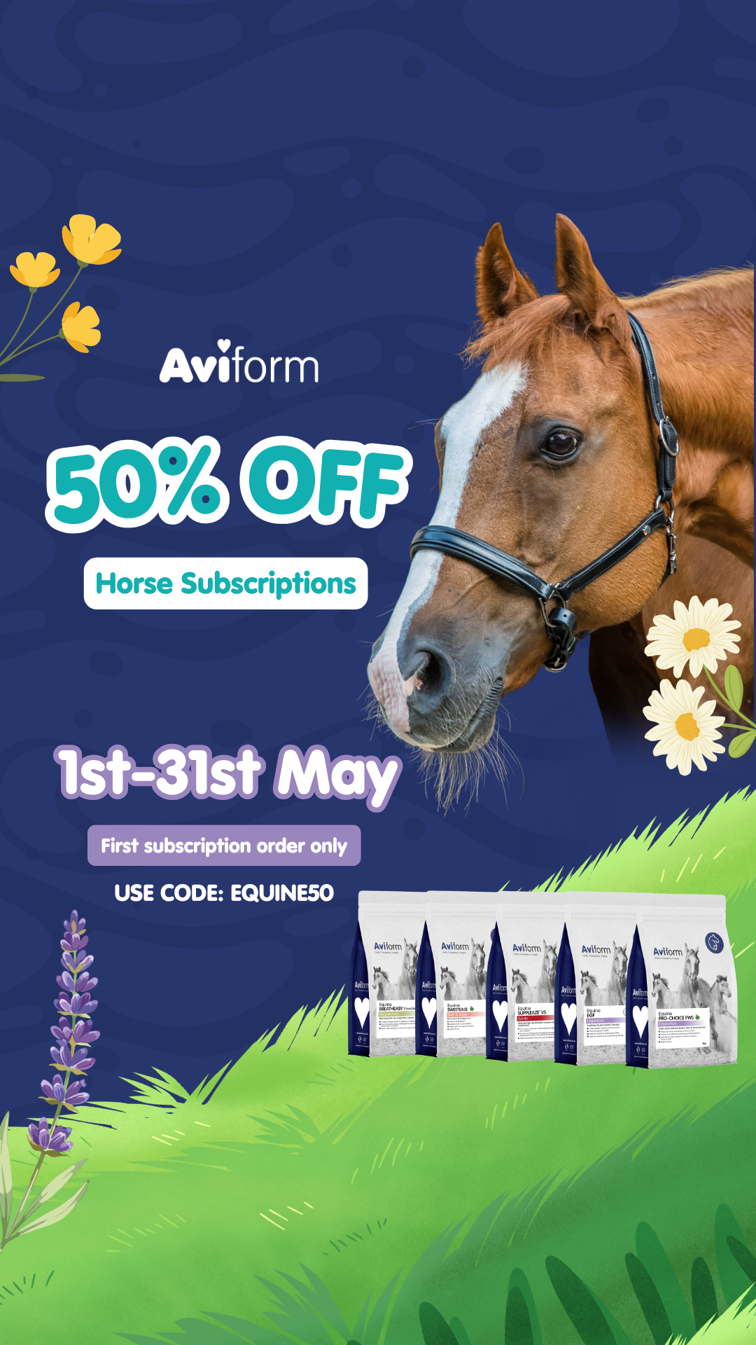 Aviform Nutrition UK - Horse & Dog Facebook ad