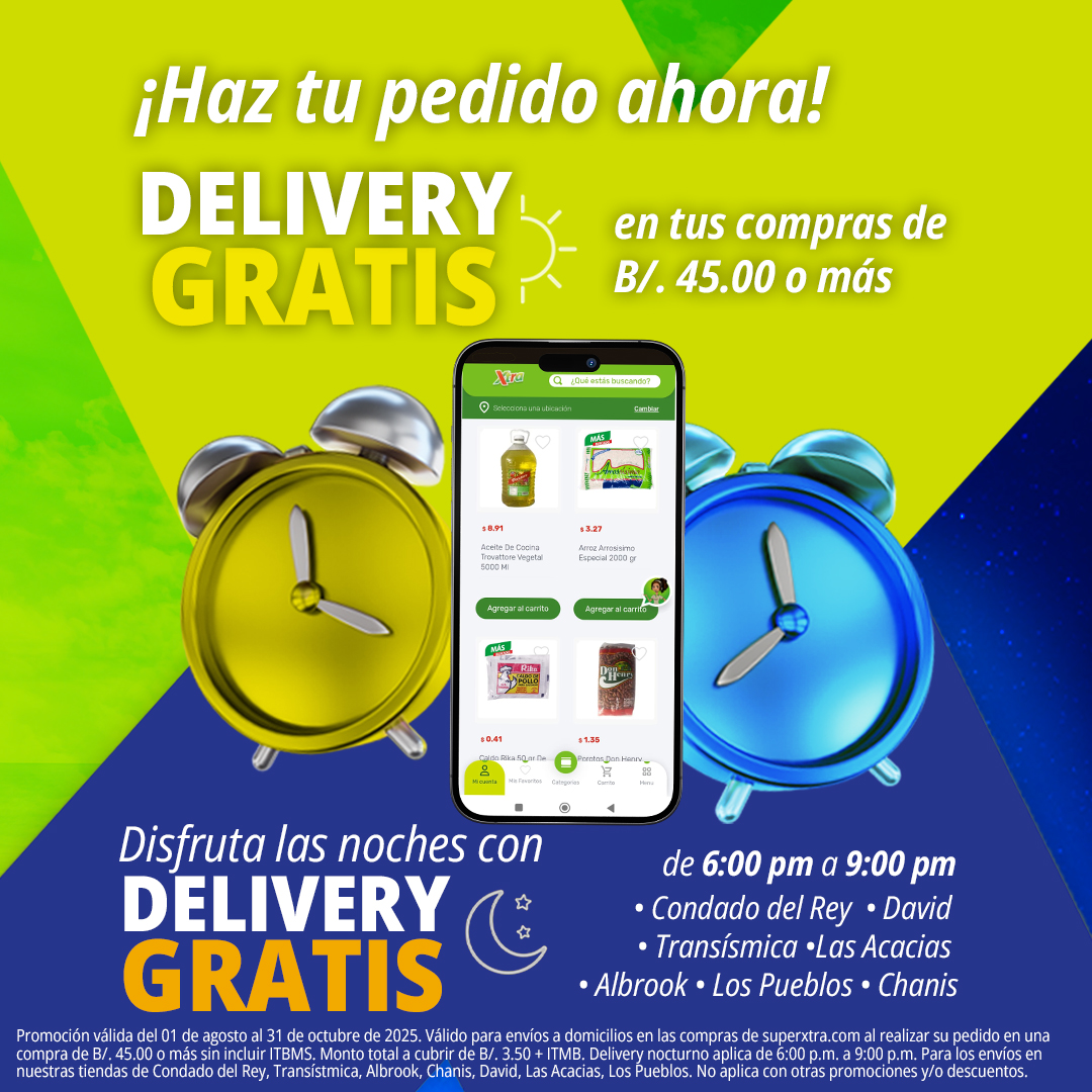Super Xtra Panamá Facebook ad