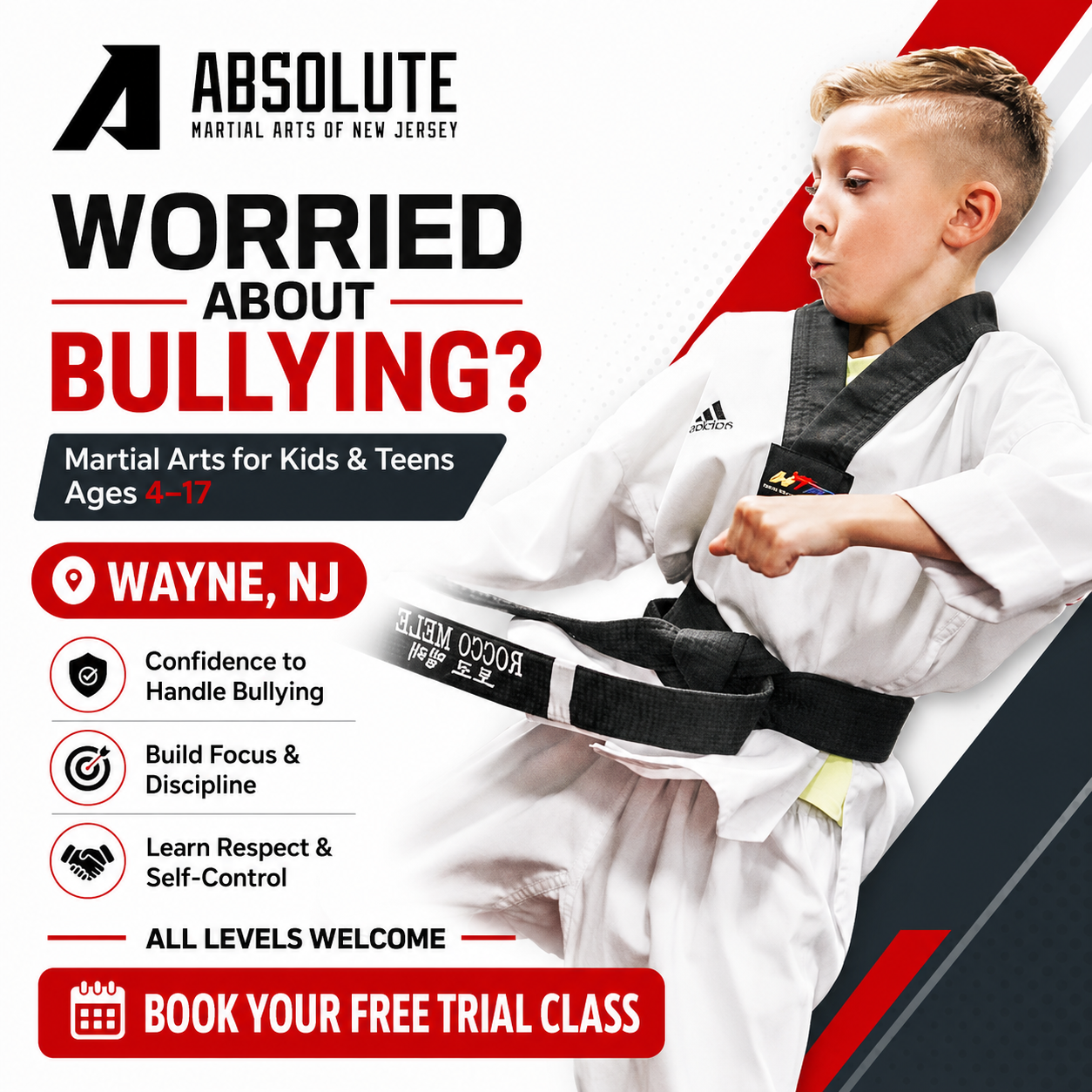 Absolute Martial Arts Facebook ad