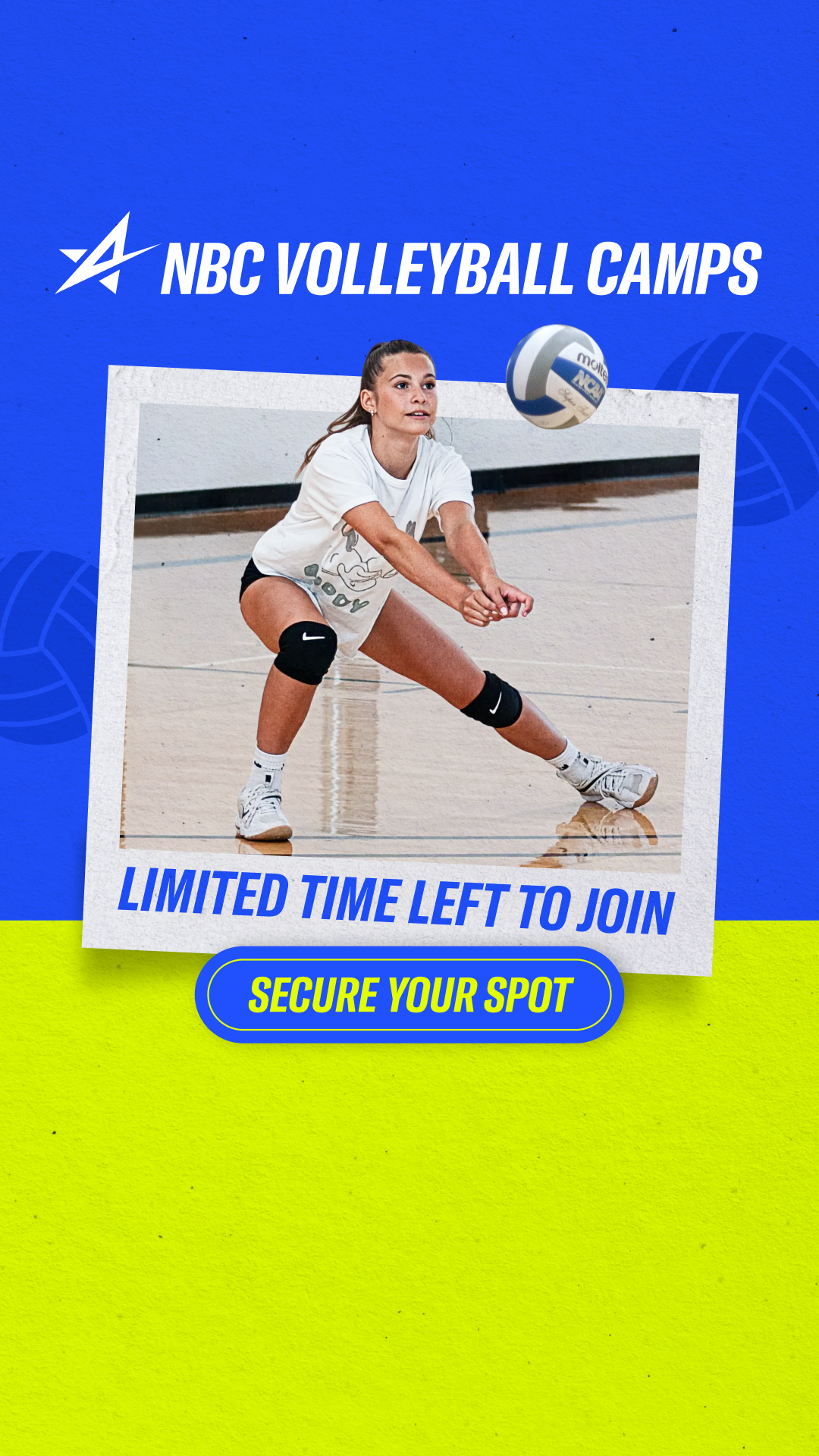NBC Volleyball Camps! Facebook ad from Jun 19, 2026
