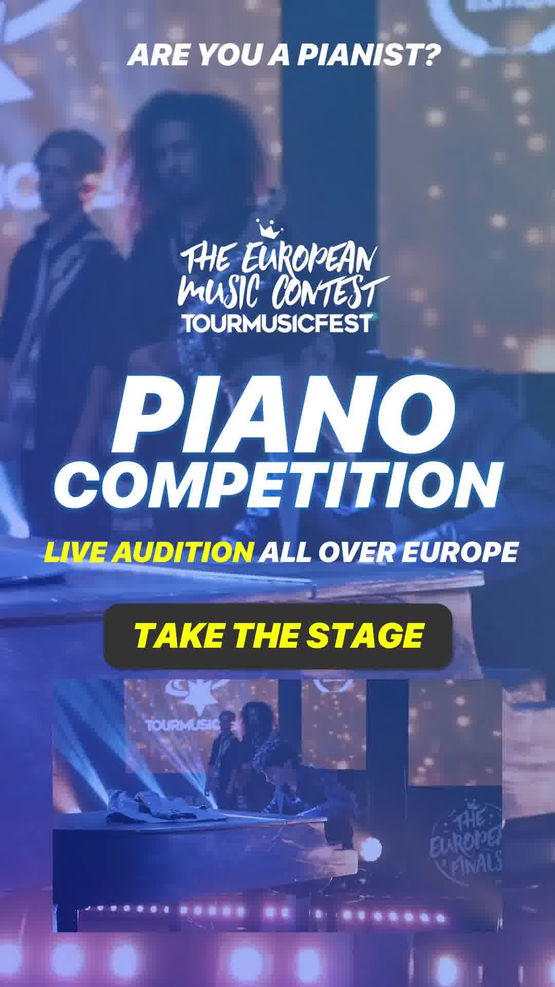 Tour Music Fest Facebook ad: Are you a pianist?